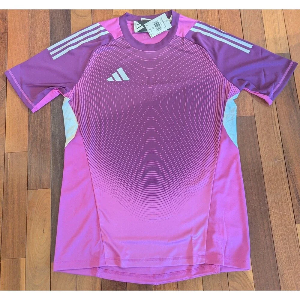 Adidas Tiro 25 Pro GK Soccer Goalkeeper Jersey JP4375 Purple Mens XL